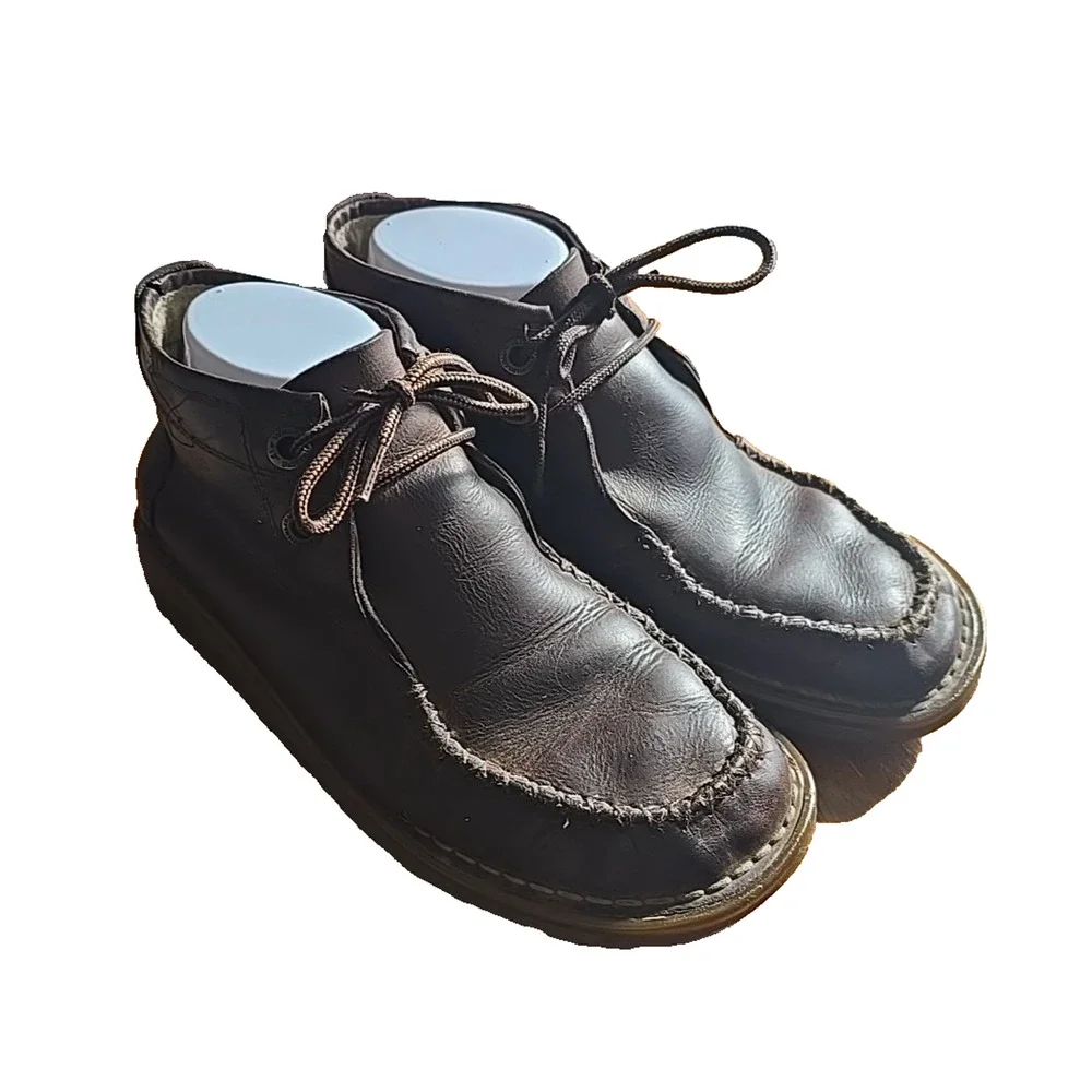 Dr. Martens Brown Leather Lace Up Moc Toe Ankle‎ Chukka Boots Men's Size 6